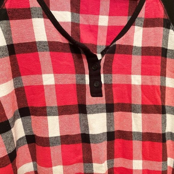 Original Yawn Nightwear Plaid Short Nightgown - Picture 7 of 11